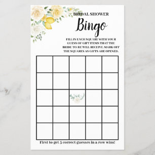 Lemons & Ro Möhippa Bingo-spelkort Flygblad
