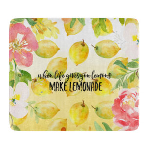 Lemons Rosa blommigt , vattenfärgsininspiration