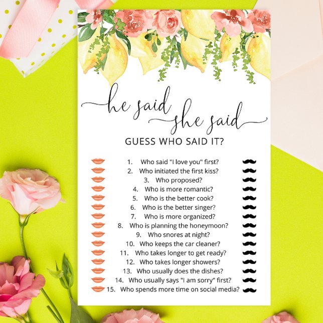 Lemons sa att hon sa Möhippa Game (Skapare uppladdad)