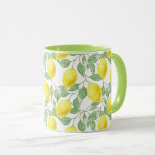 Lemons sjölösa Mönster Mugg