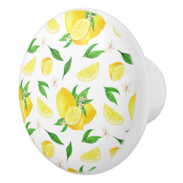 Lemons/Slices Ceramic Knob Stil Knopp