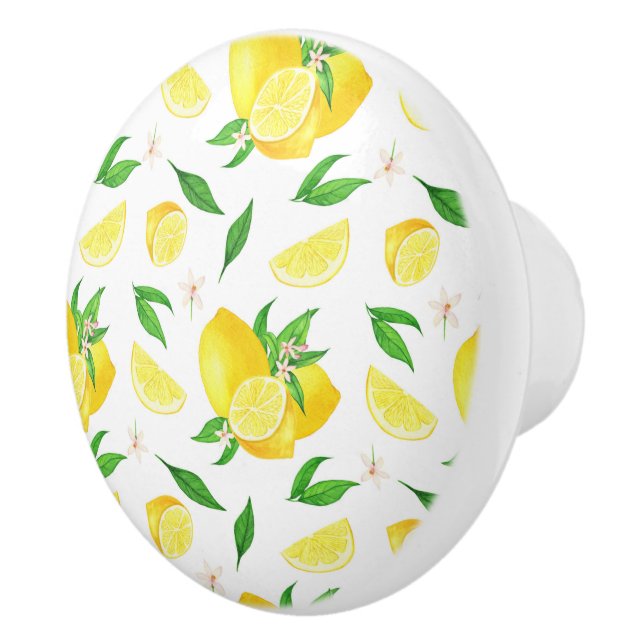 Lemons/Slices Ceramic Knob Stil Knopp (Höger)