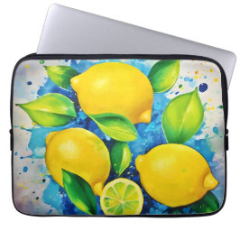 Lemons Stänk i Färg Laptop Fodral