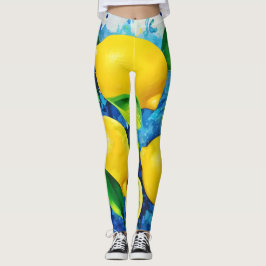 Lemons Stänk i Färg Leggings