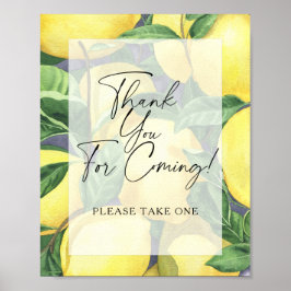 Lemons - Tack för att du Poster