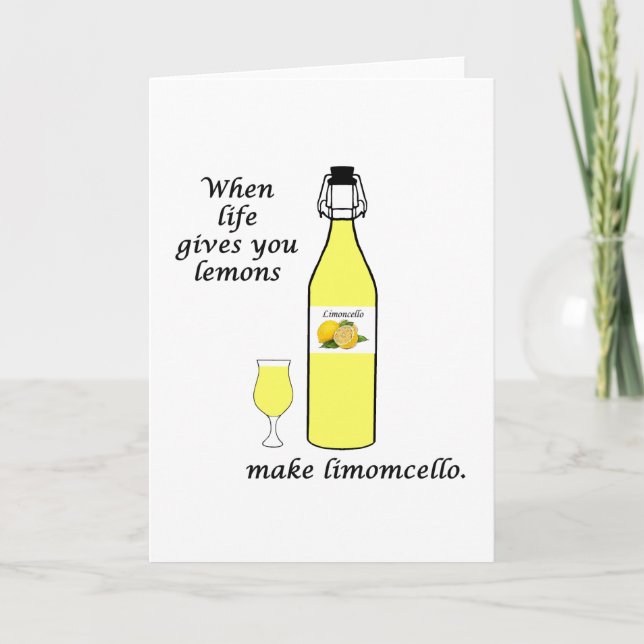 Lemons to Limoncello Kort (Framsida)