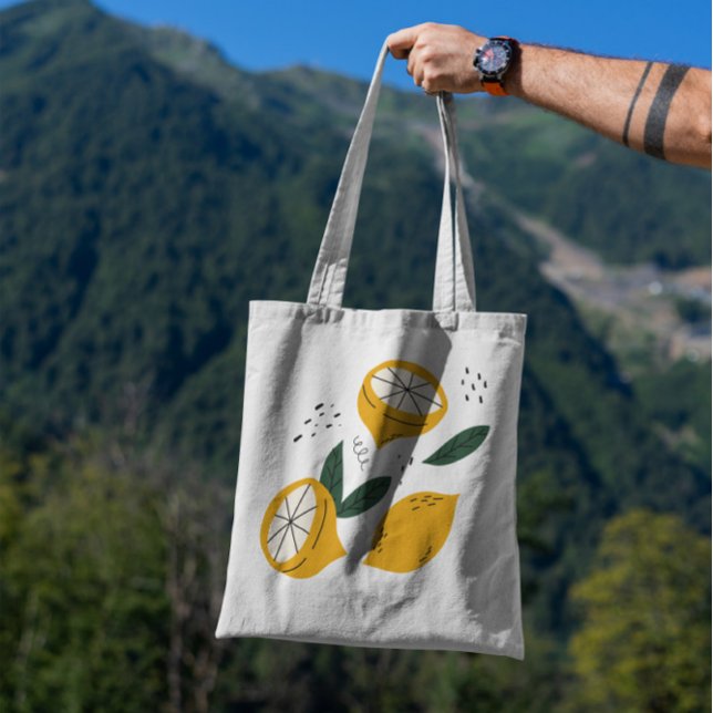Lemons Tote Bag Tygkasse (Skapare uppladdad)