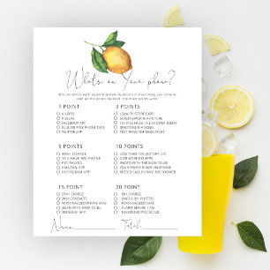 Lemons What's on your mobil Play