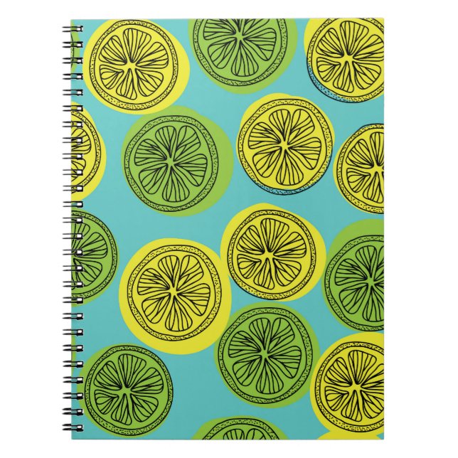 Lemonsegmentets vintage illustration. anteckningsbok (Framsidan)