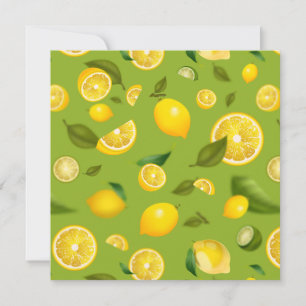 Lemonsort 8 inbjudningar