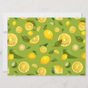 Lemonsort 8 inbjudningar