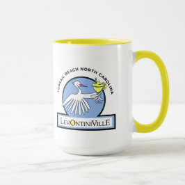 Lemontiniville stor 15 oz Mugg Gult Handle