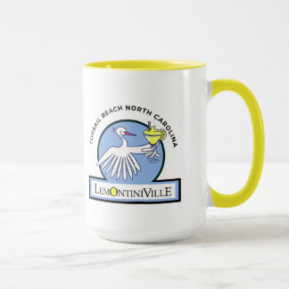 Lemontiniville stor 15 oz Mugg Gult Handle