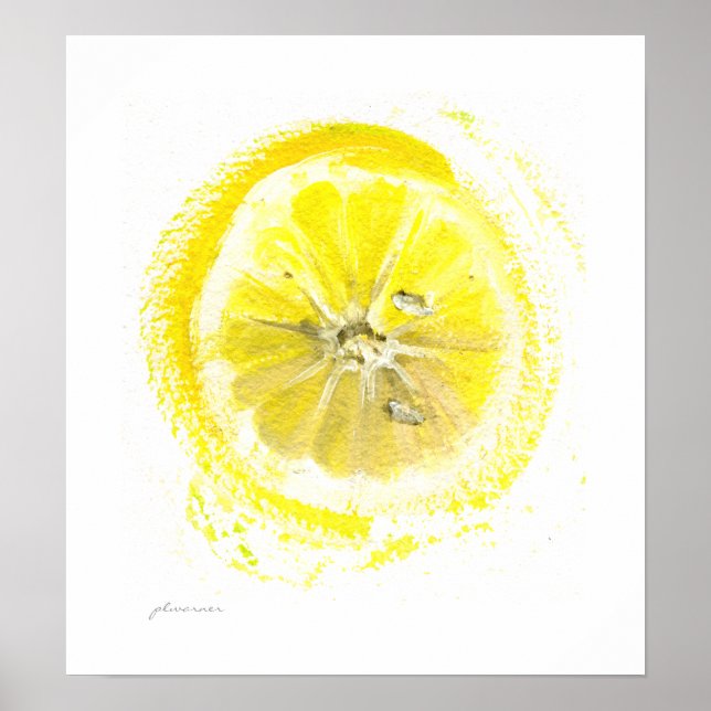 Lemonvattenfärg poster (Framsidan)