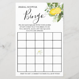 Lemony Möhippa Bingo-spelkort Flygblad