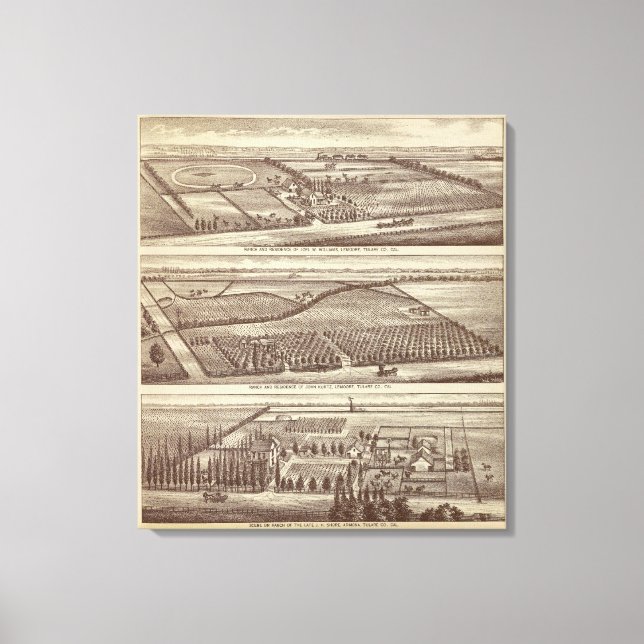 Lemoore, Armona ranches Canvastryck (Framsida)