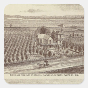 Lemoore, Armona ranches Fyrkantigt Klistermärke