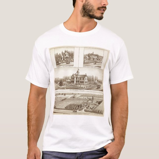 Lemoore skolar, den Grangeville ranchen Tee Shirt (Framsida)