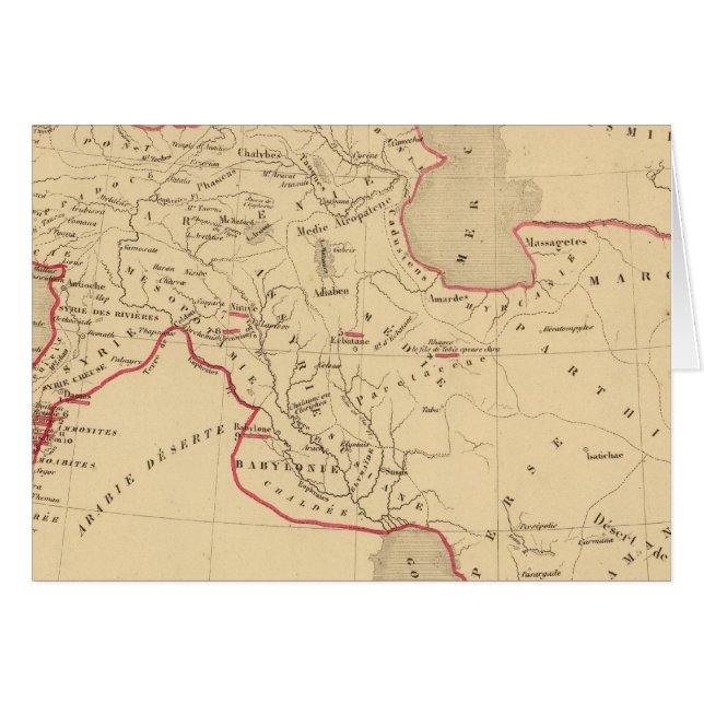 L'Empire des Perses Hälsningskort (Framsidan Horizontal)