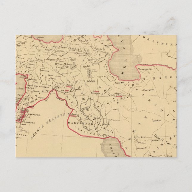 L'Empire des Perses Vykort (Framsida)
