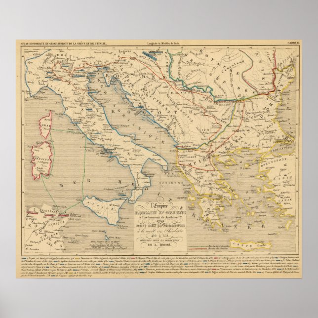 L'Empire Romain d'Orient, Roye des Ostrogoths Poster (Framsidan)