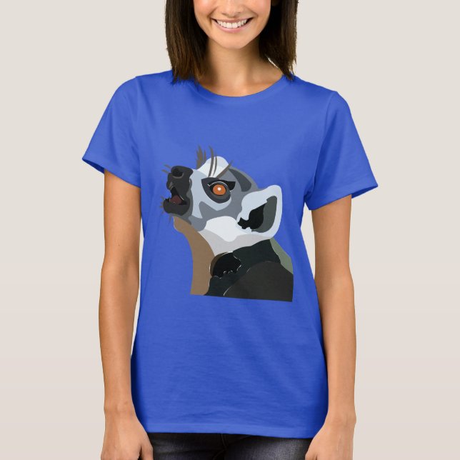 Lemur Animal T Shirt (Framsida)