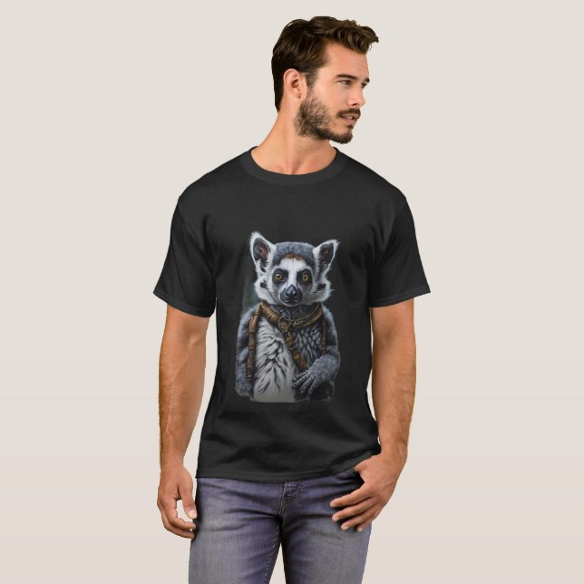 Lemur Catta T Shirt (Hel framsida)