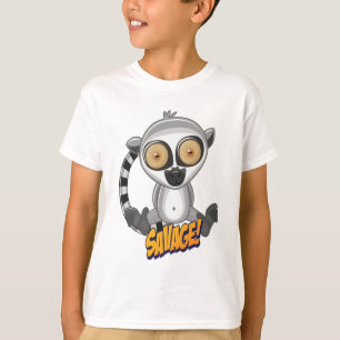 Lemur Cute Kawaii Tecknad T Shirt