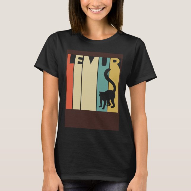Lemur   cute lémuroidea t shirt (Framsida)