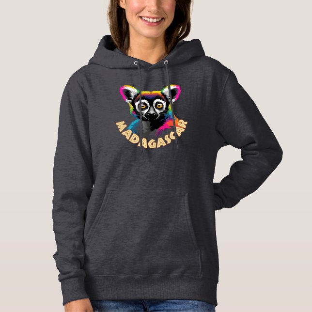 Lemur från Madagaskar T Shirt (Framsida)
