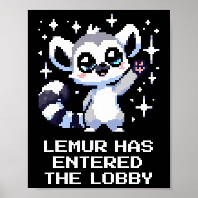 Lemur Gick In I Lob Poster (Framsidan)