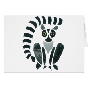 Lemur Hälsningskort