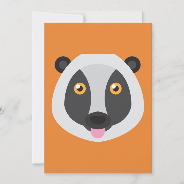 Lemur-inbjudan Inbjudningar (Framsida)