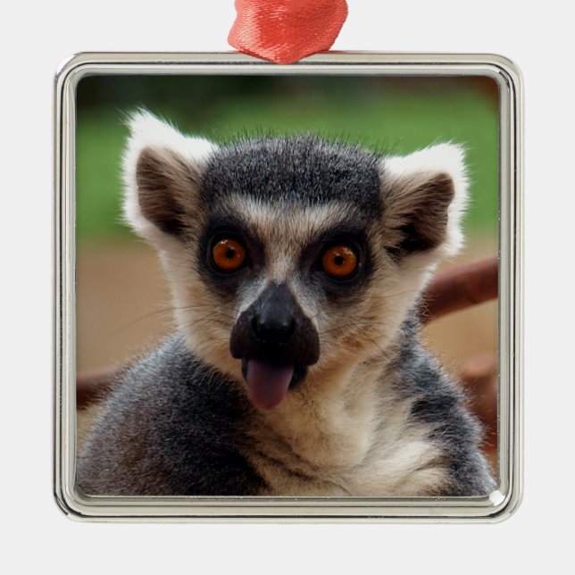 Lemur Julgransprydnad Metall (Framsidan)