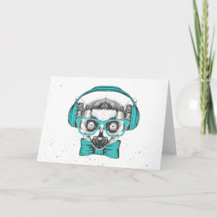 Lemur Music Älskare Kort