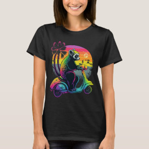 Lemur på motorskopa t shirt