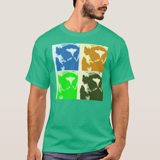 Lemur Popkonst T-shirt (Framsida)