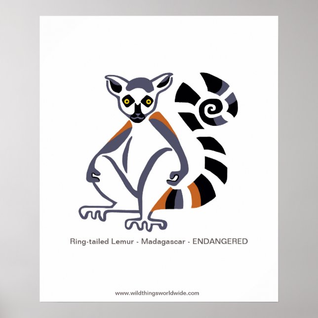 Lemur - poster (Framsidan)