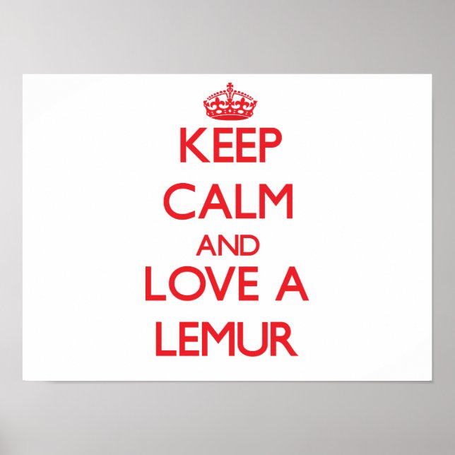 Lemur Poster (Framsidan)
