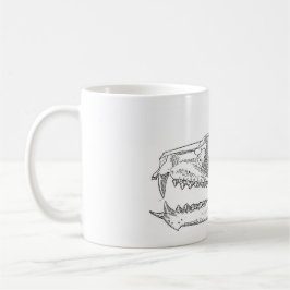 Lemur Skull Julkaffe Mugg