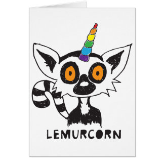 LemurCorn Hälsningskort