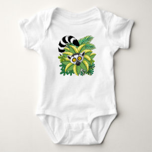 Lemurer från Madagaskar i exotisk djungel T Shirt