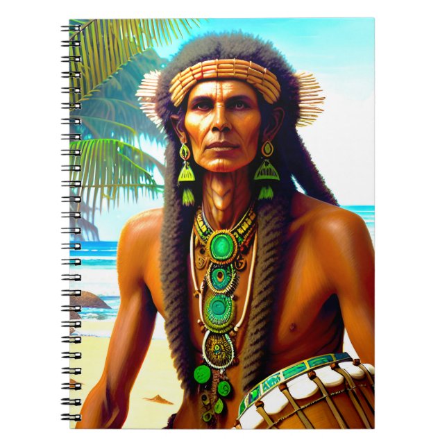 Lemurian Shaman Notebook Anteckningsbok (Framsidan)