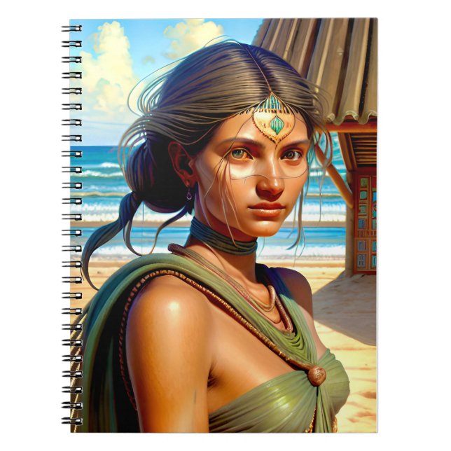 Lemurian Woman bärbar dator Anteckningsbok (Framsidan)