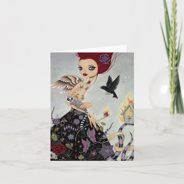 Lemuridea noterar kort (Framsida)