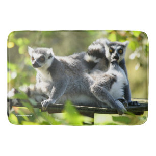 Lemurs i Madagaskar Badrumsmatta