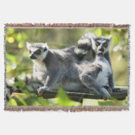 Lemurs i Madagaskar Filt