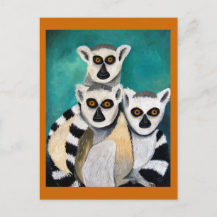 lemurs vykort
