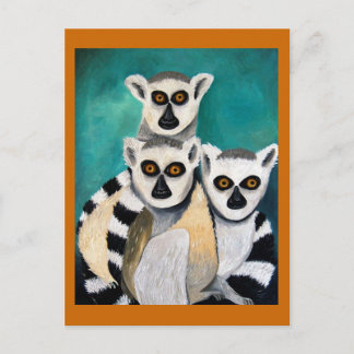 lemurs vykort