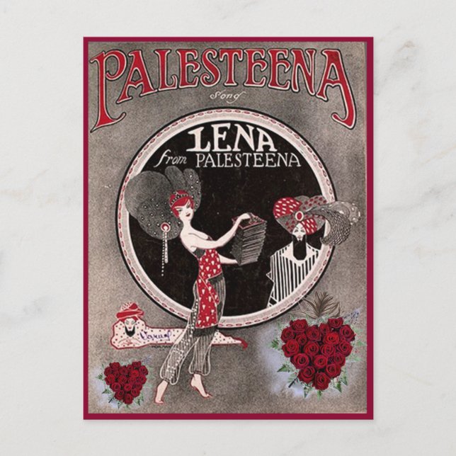 Lena från Palestina-vykort Vykort (Framsida)